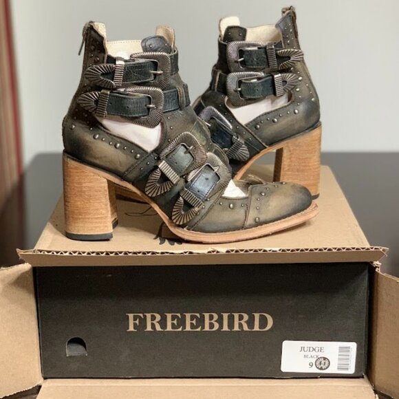 Freebird Judge Black Size 9 BNIB - Picture 1 of 5